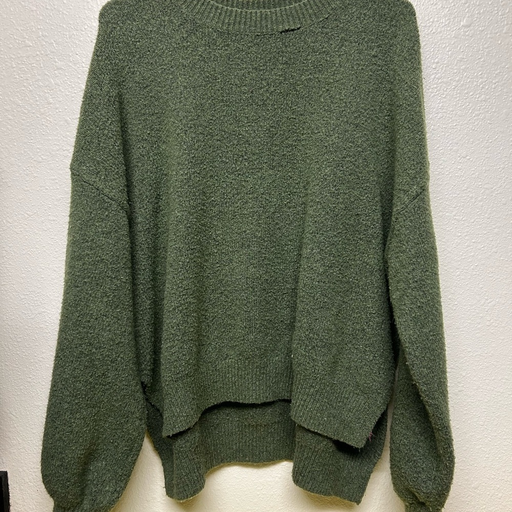 Cozy Green Sweater